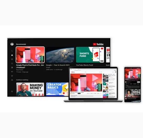 New updated youtube design and feel