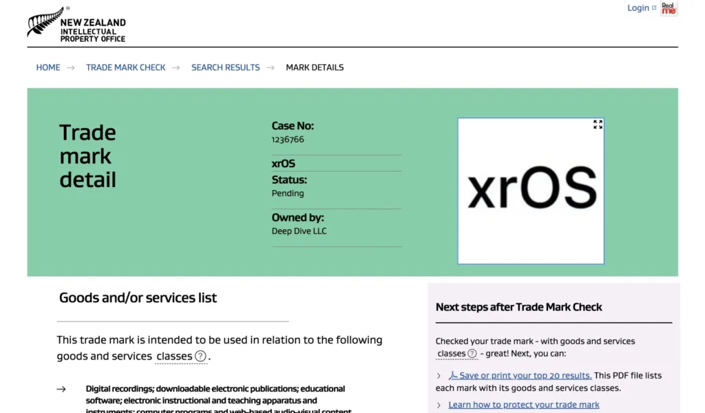 Apple-xrOS-trademark-wordmark