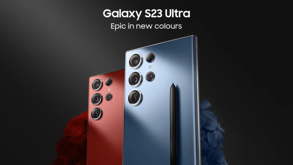 Samsung-Galaxy-S23-Ultra-Red-Sky-Blue-Colors