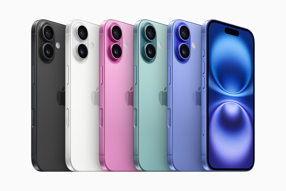 Apple iPhone 16 finish lineup geo